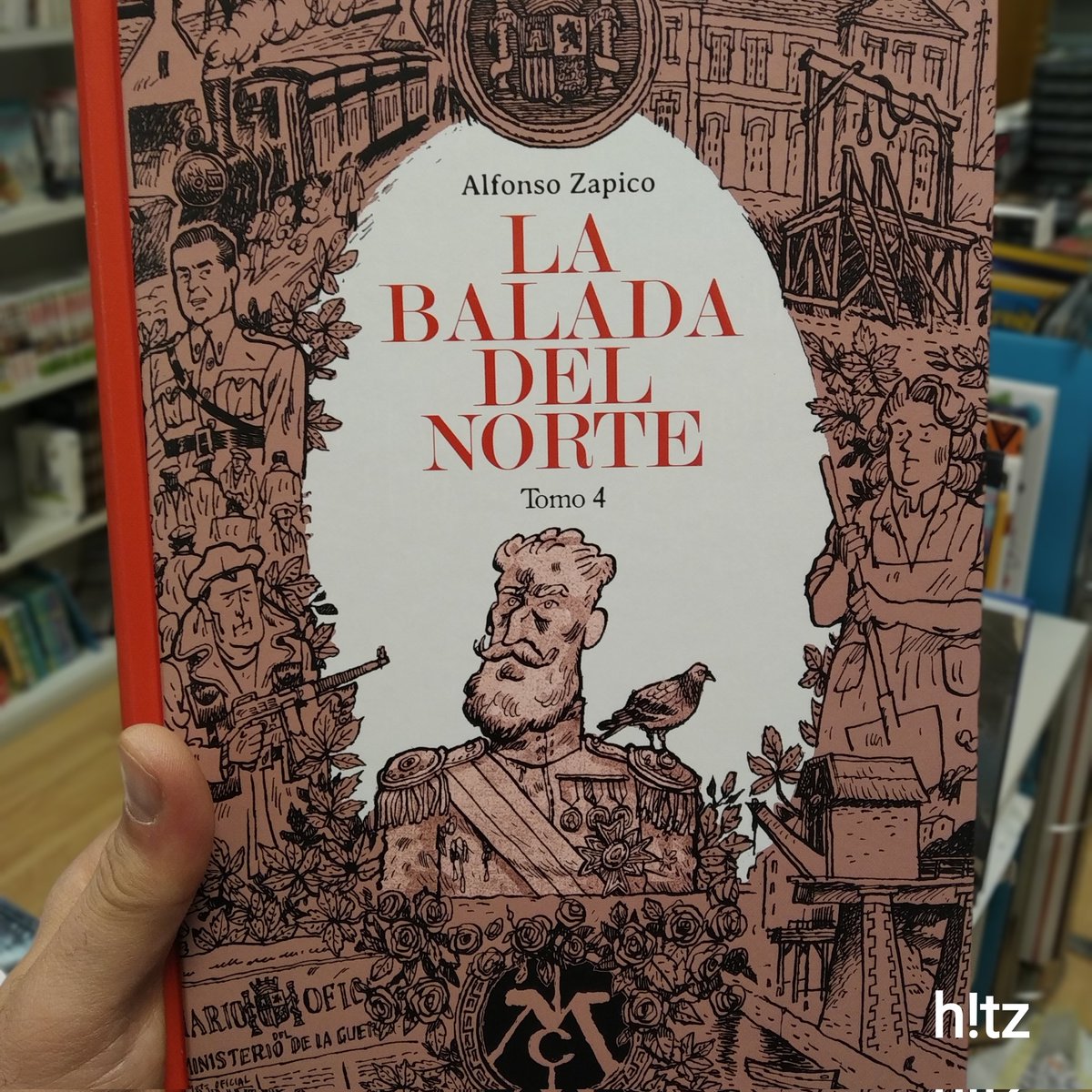 hitzliburudenda's tweet photo. Alfonso Zapico marrazkilariaren "La balada del norte. Tomo 4" komikia Durangora heldu zaigu gaur goizean. @Astiberri argitaletxeak kaleratu du.
---
#berria #nobedadea #komikia #comic #zapico @alfonsozapico #labaladadelnorte #hitz #hitzliburudenda #durango #libreria #librairie https://t.co/dLkrBfadjD