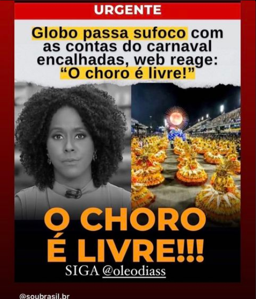 Não sou de torcer contra ninguém, mas quando se trata dessa emissora, quero mais ver o oco!
Ela é o motivo desse ladrão estar ferrando com o Brasil!
Que quebre!