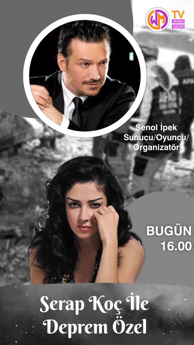 denizhaber34's tweet photo. Serap Koç ile Ünlü Sohbetler Bugün 16.00'da Woman TV'de! @RecepCanpolat71
https://t.co/sNF04R9ZW8
https://t.co/WaBcdfmDyO
#womantv #ünlüsohbetler #deprem https://t.co/hOGPkG9NGK