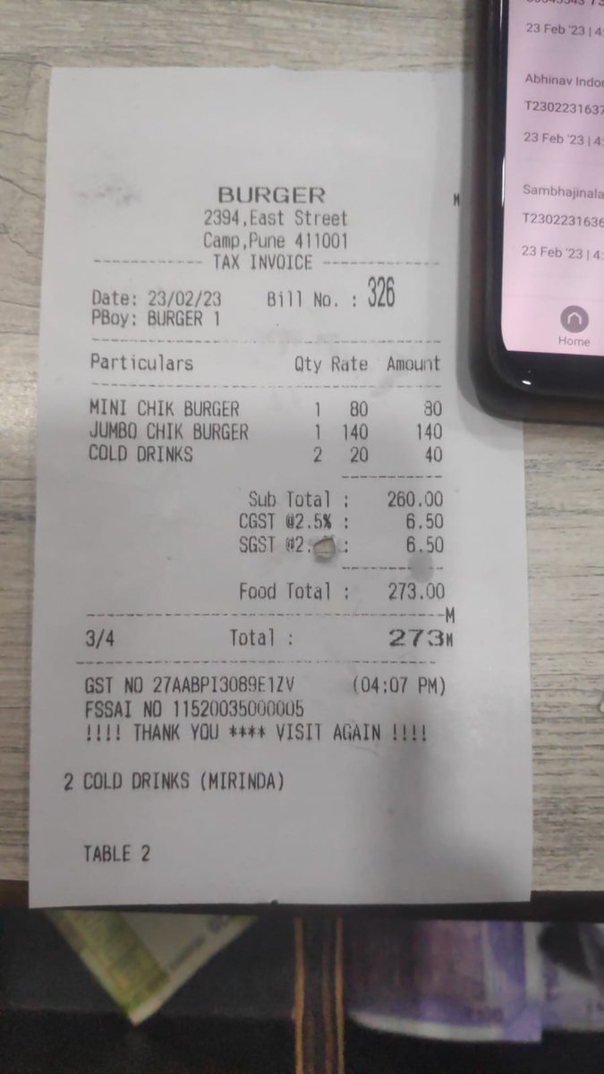 Ashrafmulla71's tweet photo. Fingernail found in jumbo chicken Burger at Burger camp Branch, pune
#fssai, #fssai https://t.co/QzV1zfP0JO