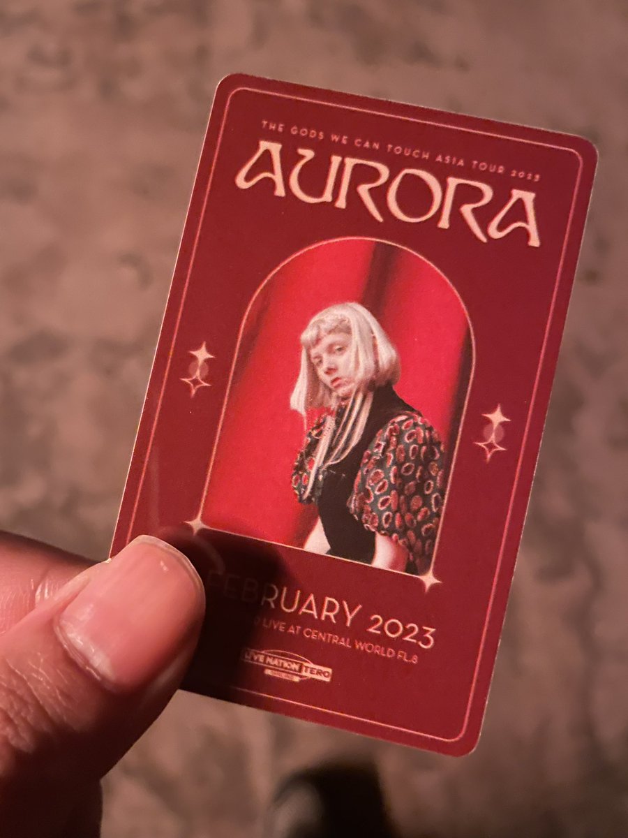 DontDelete__Me's tweet image. บัตรสวยยย

#TheGodsWeCanTouchTourTH #AuroraTH2023