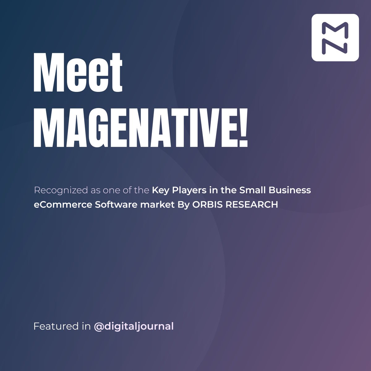 cedcoss's tweet photo. That's MageNative for you! Our vertical has been crafting its niche and how. Here's taking a look at that.
#MageNative #CEDCOSS #OrbisResearch #ecommerce #mcommerce https://t.co/tOyq5ZPmg3