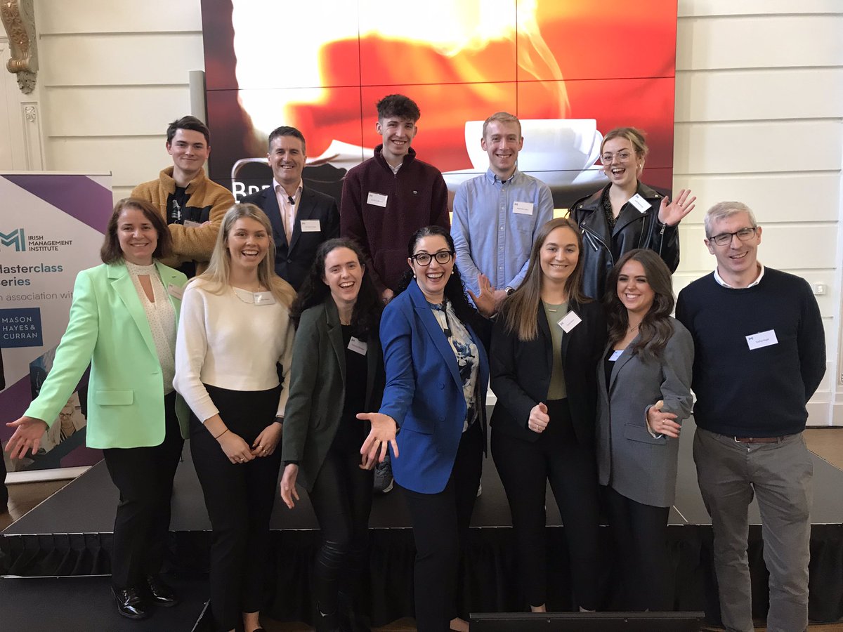 sineadmhackett's tweet photo. Here at Lapps Quay at a fantastic @IMI_Ireland Masterclass with @RuthGotian on The Success Factor “What success is and how to achieve it”.  Accompanied by @tadhgnagle and @CUBSucc Dean’s Scholars List students. A fantastic morning being had by all! https://t.co/GctktNRoUZ