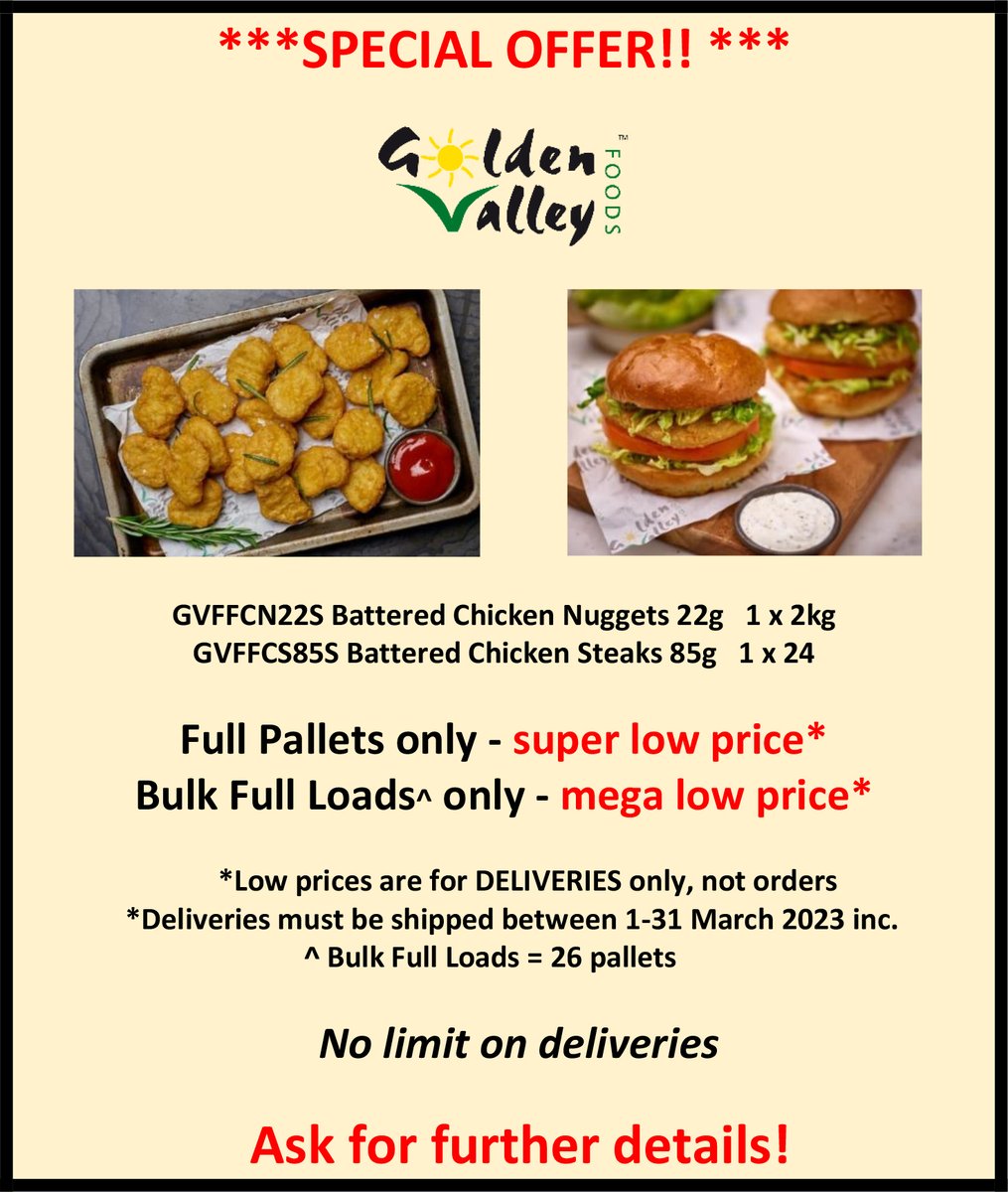 Golden Valley Foods 🍗 tweet media