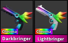 playz_lab's tweet photo. trading chroma lightbringer and darkbringer for robux, nyp
#mm2 #roblox #crosstrading #robux #chromas #roblox #trading #murdermystery #murdermystery2 https://t.co/IPM71CdpfX