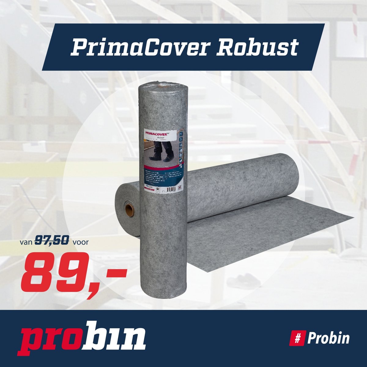 InfoMelse's tweet image. Hoe dichter bij de opleverdatum, hoe groter het gevaar dat nieuwe en bestaande vloeren en trappen beschadigd raken. Herkenbaar? Onnodige herstelwerkzaamheden voorkom je door de ondergrond met het juiste materiaal af te dekken.  p1e.nl/_47Y