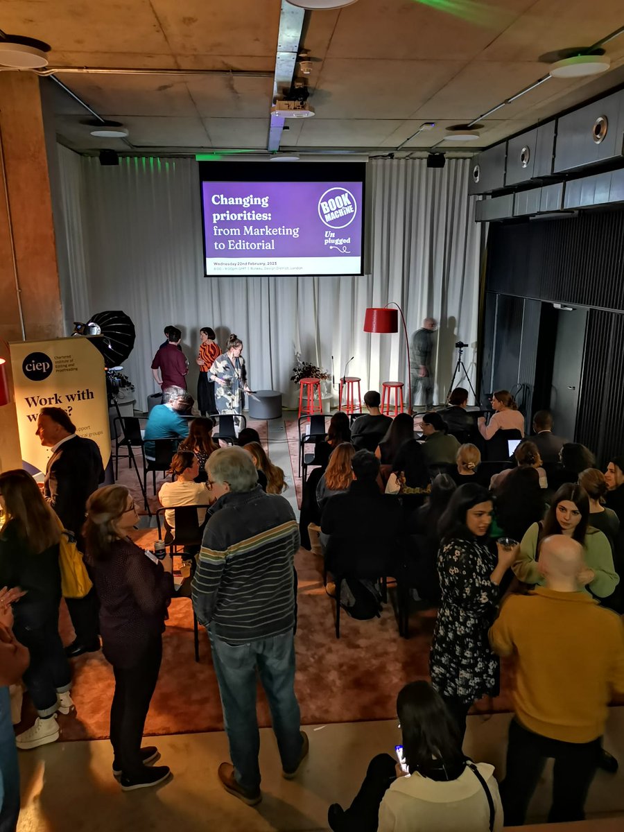 BookMachine's tweet photo. Wow - thank you to everyone who made it to yesterday's #BookMachine Unplugged event, our first in-person since Feb 2020 ✨

We were blown away to see so many of you and are immensely grateful for our speakers @FollainKaty and @sarahbenton for sharing their insights! https://t.co/BsXp5yMZ5p