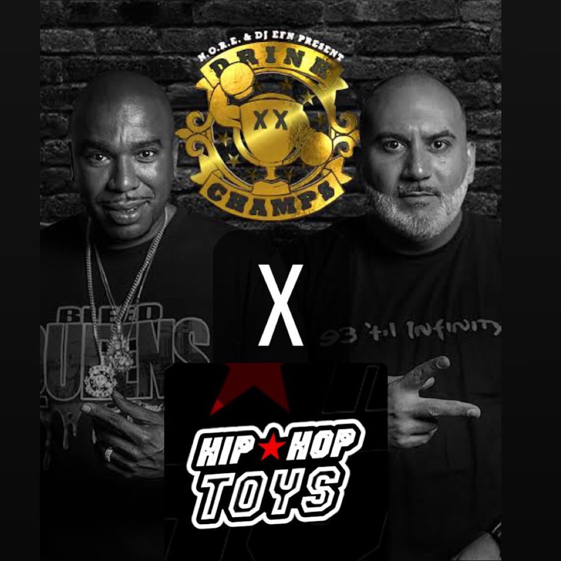Check out this weeks episode of @drinkchamps to peep the upcoming HipHopToys x Drink Champs 3.75” Action Figure set with of the champs!

Stay tuned…

#hiphoptoys #sureshot22 #drinkchamps #hiphop #hiphopcollectables #raptoys