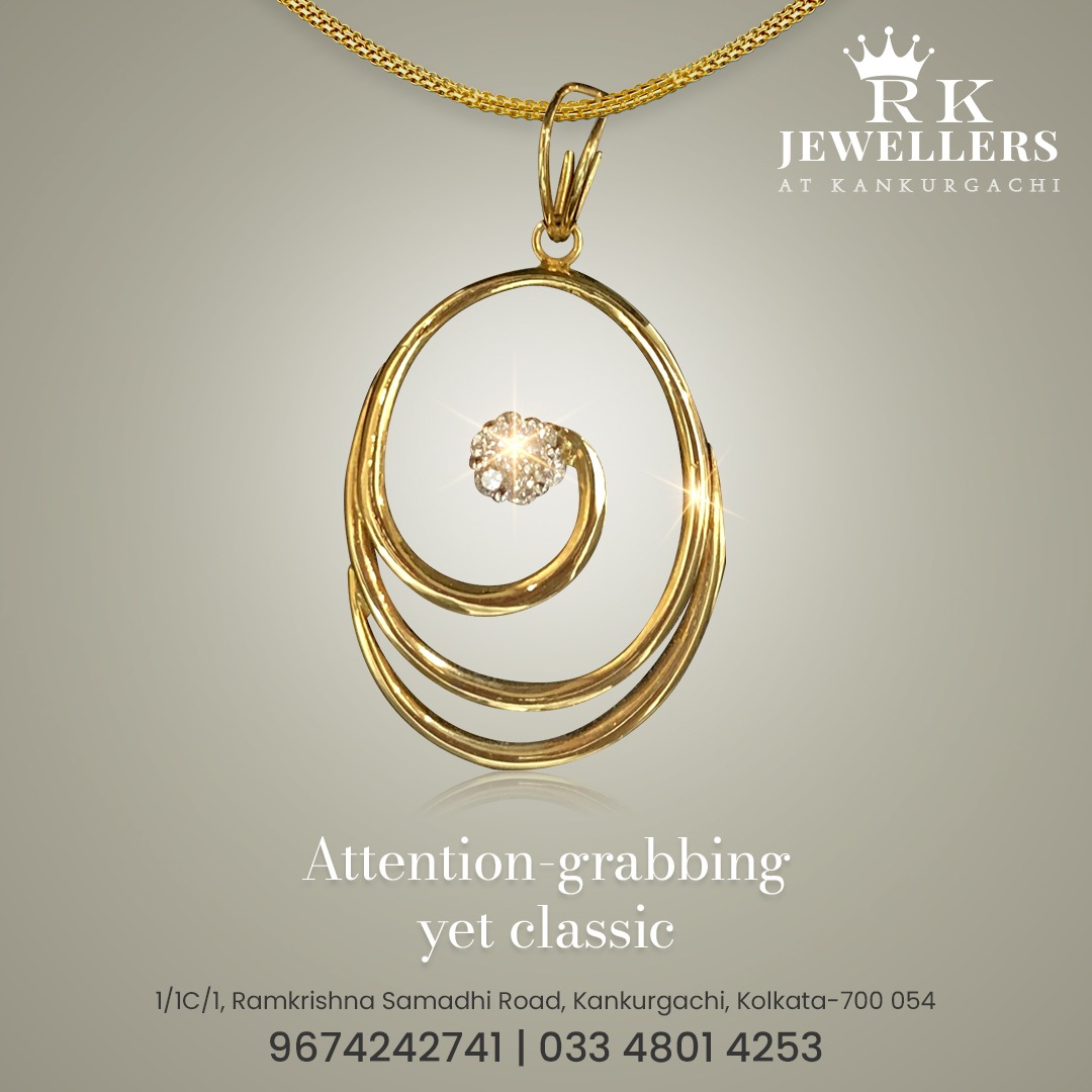 RkkGold's tweet image. Designed to make a statement, this pendant will have people turning heads whenever you wear it.⁣

For more information call us at 9674242741/033 48012 4253 or Visit our store R.K. Jewellers at Kankurgachi.

#rkjewellers #pendant #pendantset #diamondpendantset