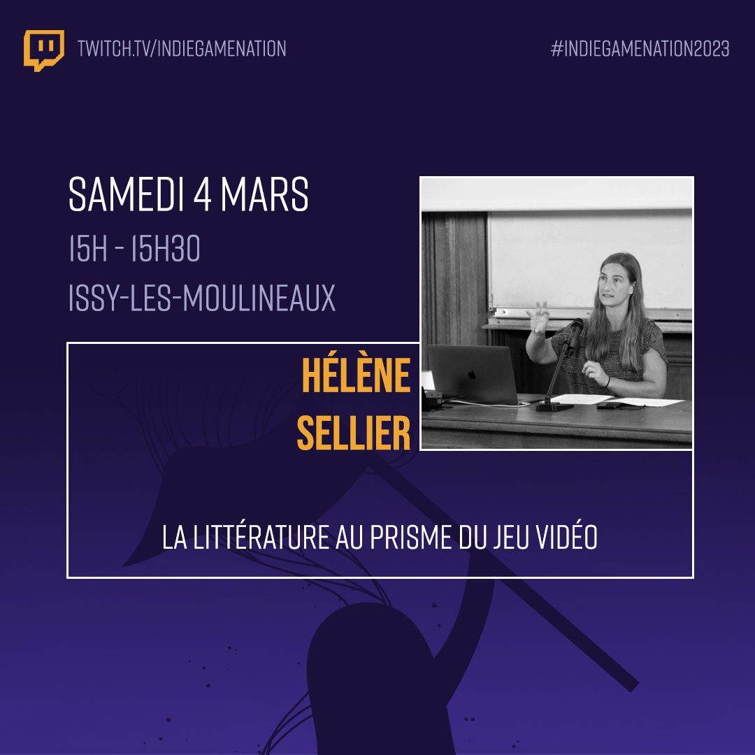 IGN_Officiel's tweet photo. Le jeu vidéo ne se prive pas de représenter et d’utiliser les autres cultures artistiques et médiatiques… et la littérature n’y échappe pas ! Retrouvez Hélène Sellier le 4 mars pour la conférence "La littérature au prisme du jeu vidéo"

#litterature #indiegame #jeuxvideo https://t.co/oYYSFgwIz6