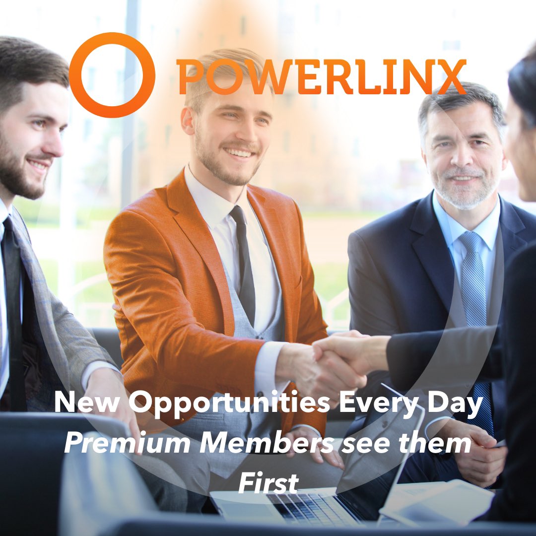 Powerlinx's tweet photo. New Opportunities Every Day
Premium Members see them First

Download POWERLINX now and put The Power of Opportunity in Your Hand !
Apple’s App Store
https://t.co/SnvrY98WV9 

Google’s Play Store
https://t.co/ntgYE0qdkf

#markets #business #geographical #regional #expansion https://t.co/FsT7UhO1Xh