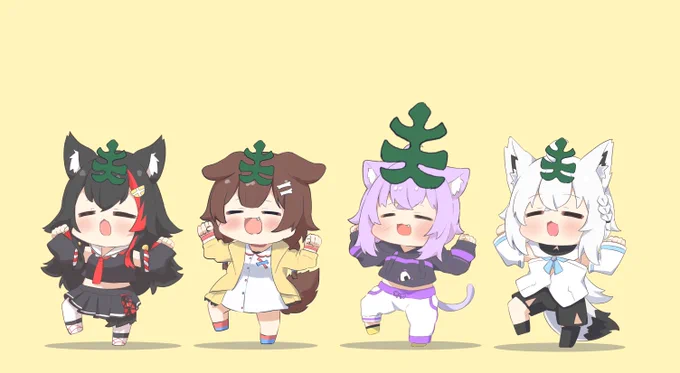 これは去年の葉っぱ隊 