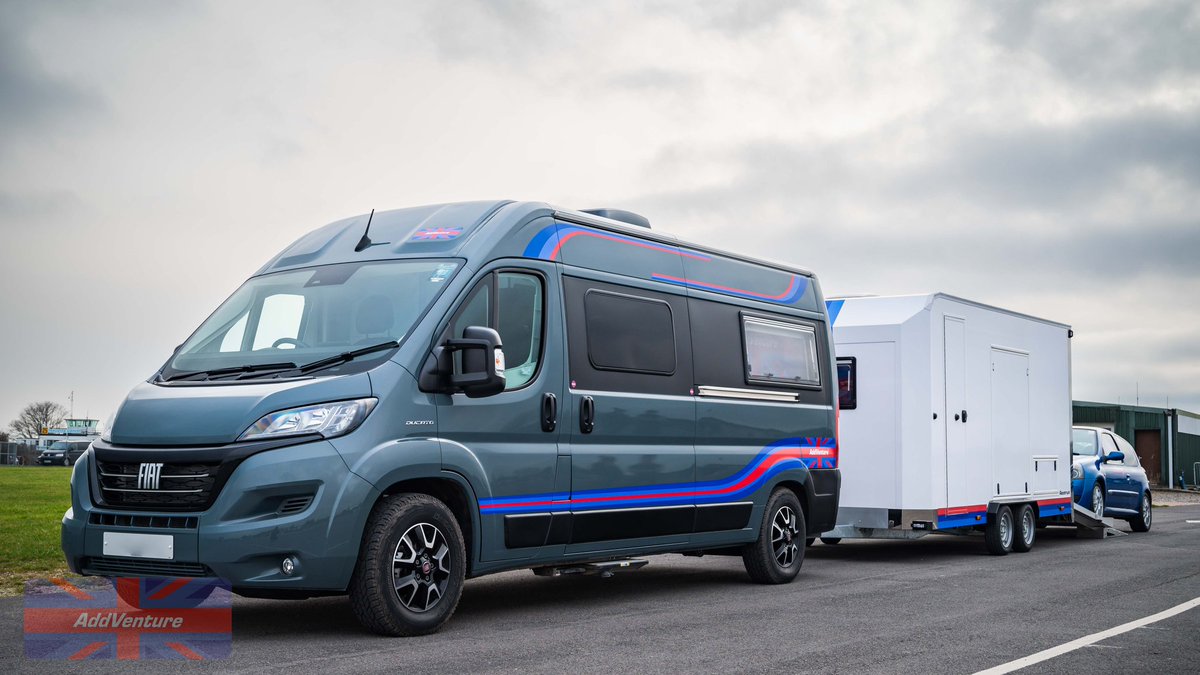 AddVenture_Race's tweet photo. The best of both worlds…

#AddVenture backed racing driver @harryhracing headed out for a day of testing in his new Clio Cup car this week and to ensure he had his bases covered, he took the AddVenture #campervan AND the #Racetruck Trailer System!

Have to say, it looked MEGA 😊 https://t.co/sjrJ8sUGXf