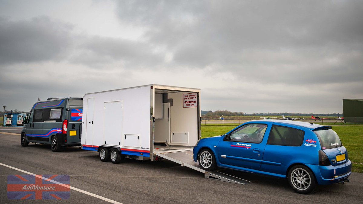 AddVenture_Race's tweet photo. The best of both worlds…

#AddVenture backed racing driver @harryhracing headed out for a day of testing in his new Clio Cup car this week and to ensure he had his bases covered, he took the AddVenture #campervan AND the #Racetruck Trailer System!

Have to say, it looked MEGA 😊 https://t.co/sjrJ8sUGXf