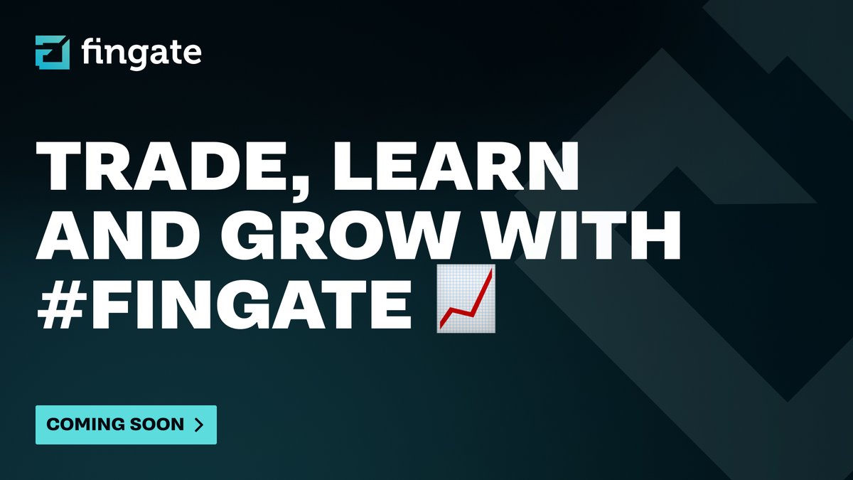 FingateCompany's tweet photo. Trade, learn, and grow with the #FinGate community - together, we can accomplish great things. 🚀🚀🚀 #comingsoon #cryptoexchange 

Like + Retweet https://t.co/XV2kVYQLz5