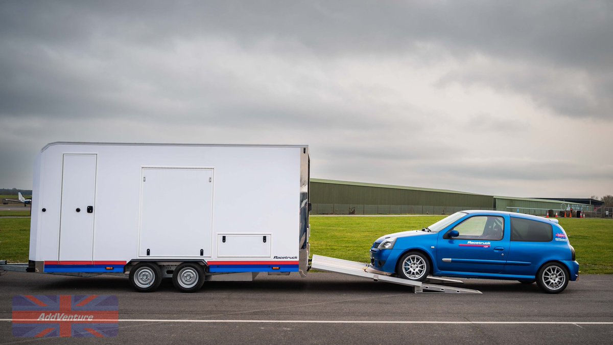 AddVenture_Race's tweet photo. The best of both worlds…

#AddVenture backed racing driver @harryhracing headed out for a day of testing in his new Clio Cup car this week and to ensure he had his bases covered, he took the AddVenture #campervan AND the #Racetruck Trailer System!

Have to say, it looked MEGA 😊 https://t.co/sjrJ8sUGXf
