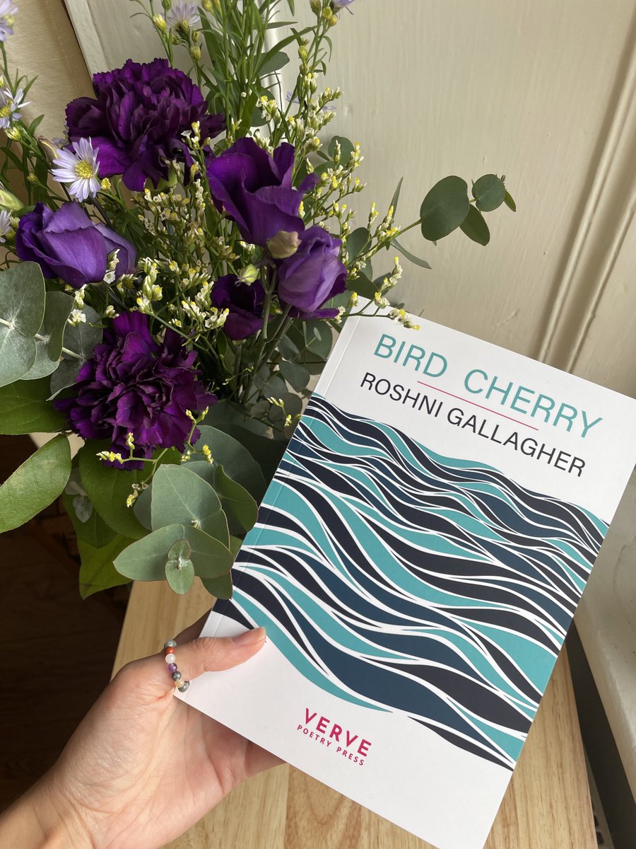 roshnigallagher's tweet photo. It’s publication day! BIRD CHERRY is out now 🦜🍒

Bird Cherry is available to buy from Waterstones, Blackwells, local bookshops, or direct from @VervePoetryPres Link in my bio 🌊 https://t.co/vNM0x9y0l9