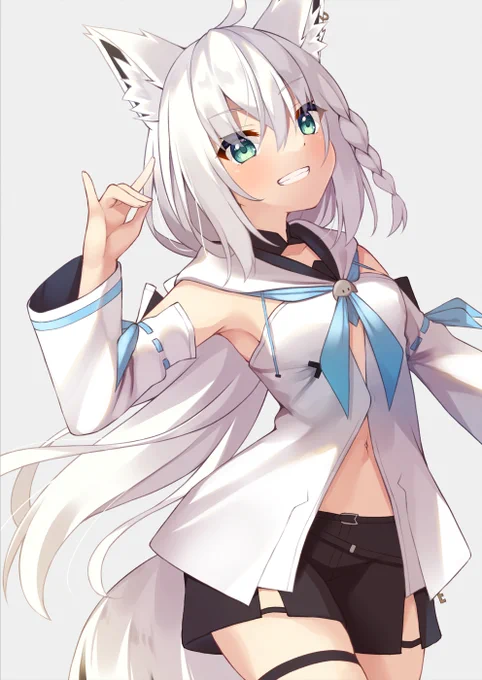 にひひ、フブキちゃん #絵フブキ 