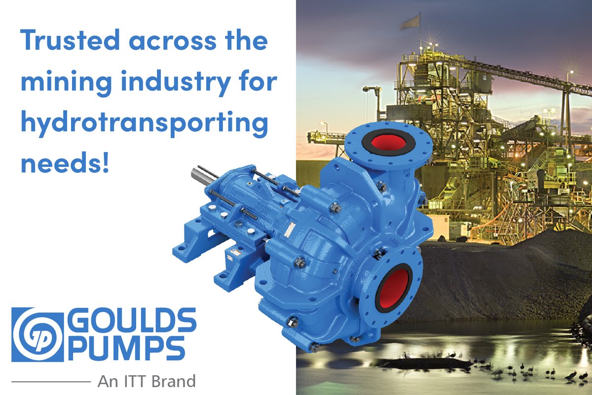 ITTGouldsPumps's tweet image. Need to transfer product from the mine site to the processing plant? Consider our line of #slurrypumps. Models like our XHD are trusted across the #mining industry for #hydrotransporting. bit.ly/3gIMUIw