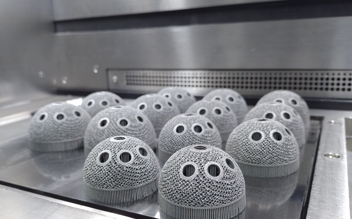 Eplus3Dcn's tweet image. Acetabular cup printed by our trusted partner Bioprotece SA with #Eplus3D #metal 3D Printer. Sometimes a small component can change people's life. 
We've shared many applications on our website, please go to eplus3d.com if you're interested in other finished parts!