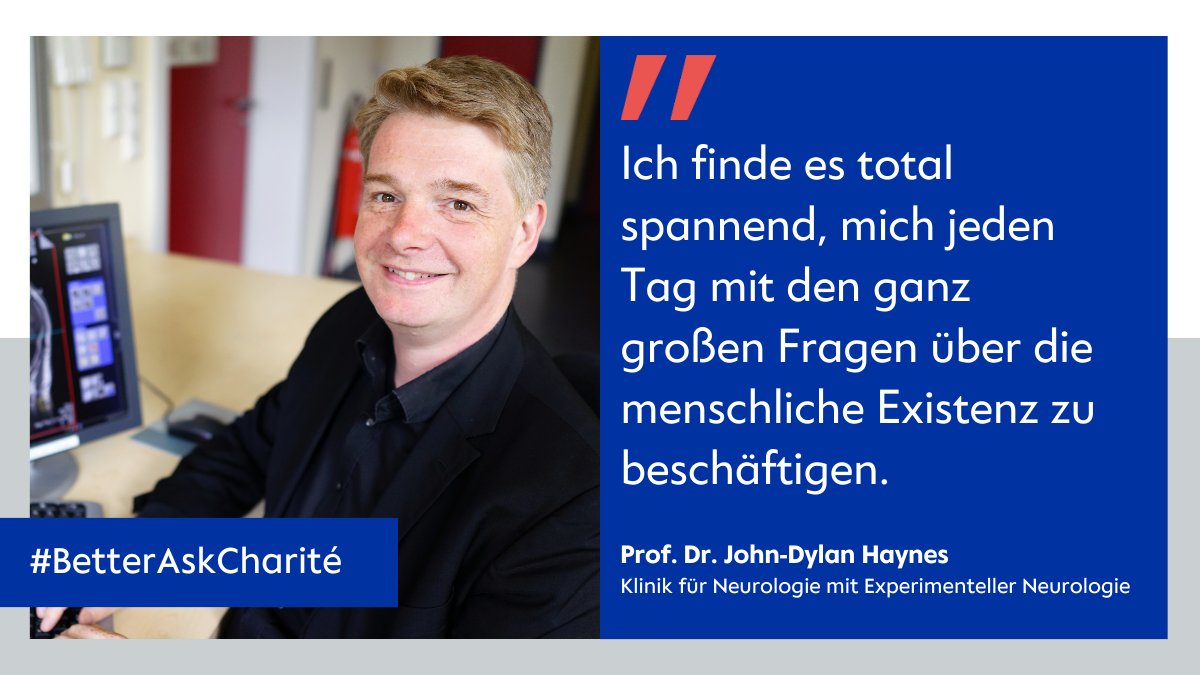 #Hirnforschung: Haben wir einen freien Willen? Ist Gedankenlesen möglich? Wie trainiere ich mein Gedächtnis? U. a. diese Fragen beantwortet #CharitéBerlin-Forscher Prof. John-Dylan Haynes in der 2. Folge unseres #Podcast|s Better Ask Charité. Zur Episode: charite.de/die_charite/th…