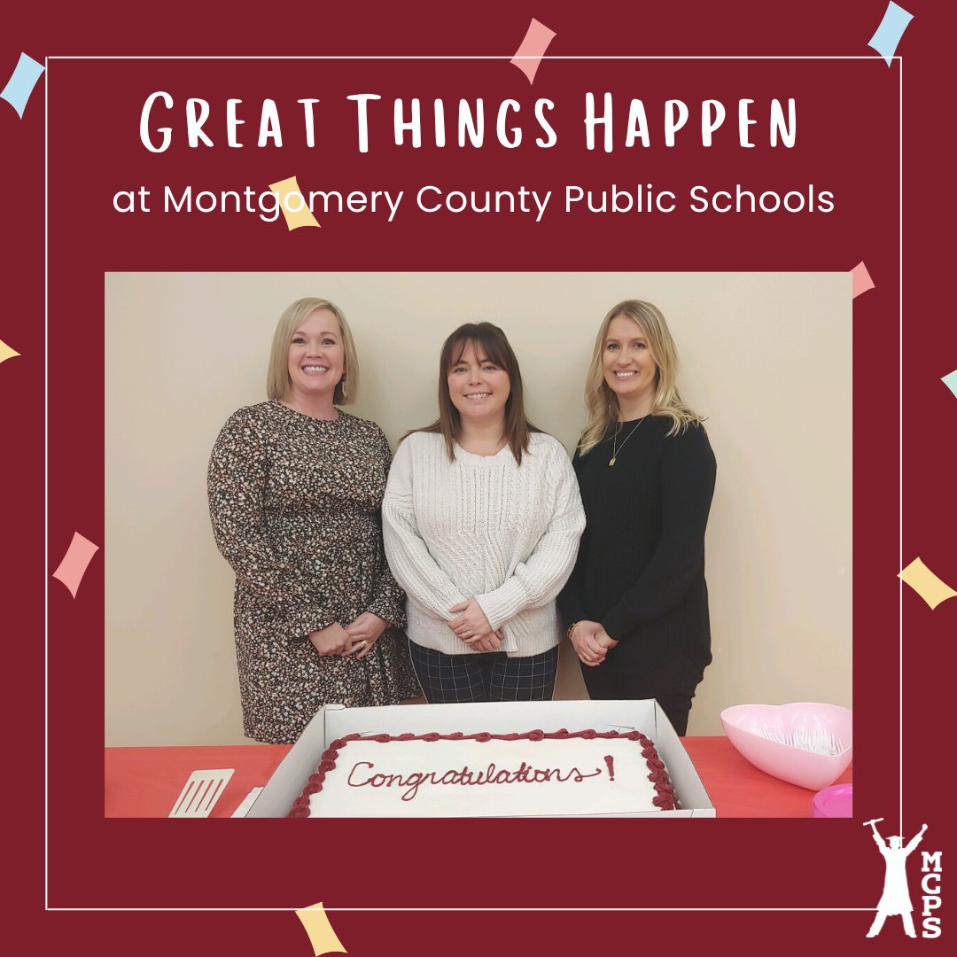 mcps_va's tweet photo. Congratulations to Adrienne Smith, Adrianna Phillips, and
Kellie Woodyard! They are the first graduates of the MCPS AMPS program. AMPS allows teachers who are not fully licensed to complete their schooling through MCPS-created modules while teaching in our classrooms. https://t.co/WRAdfARXk2