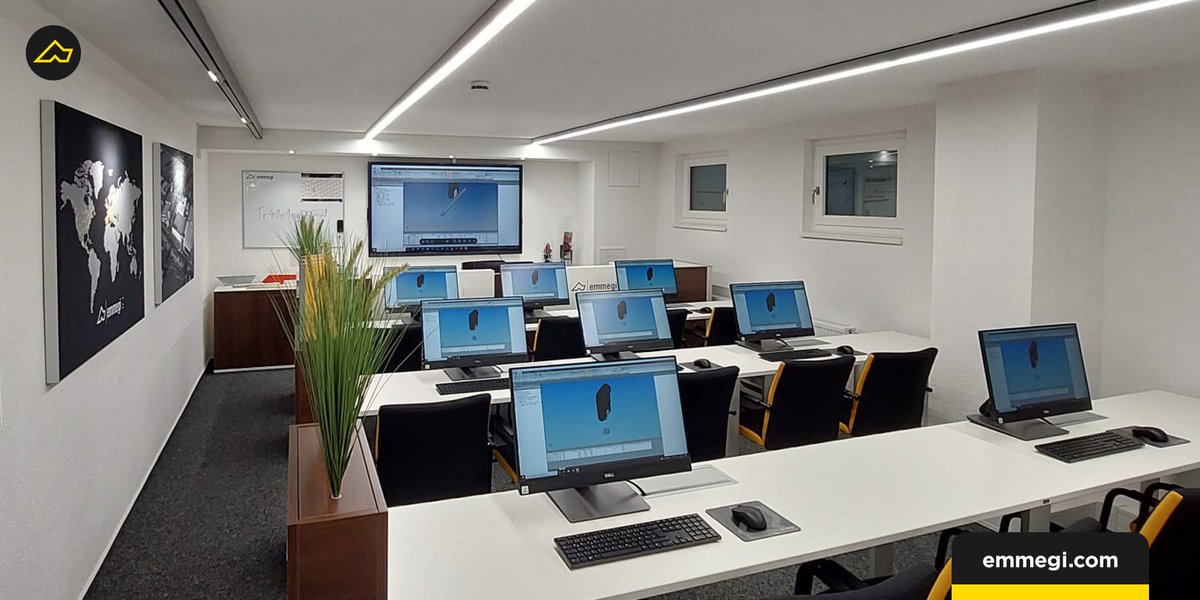 🇩🇪 The use of our machines and systems is very simple, but in order to motivate and qualify your employees in the long term, #EmmegiDeutschland offers you comprehensive training courses