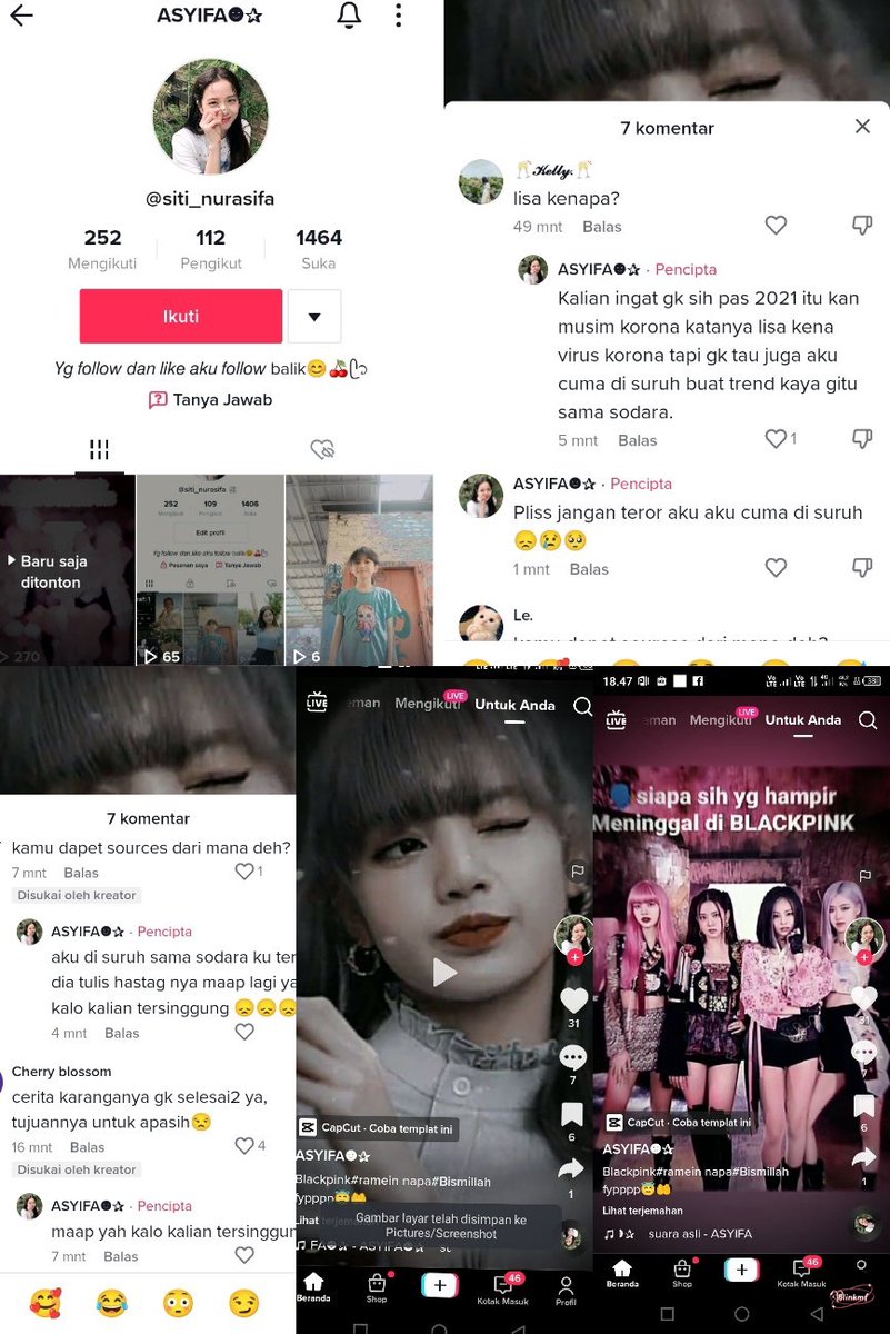 blinkmf's tweet photo. [bp] tolong report sebelum rame vt hoaks ginian cepet banget fyp, komenya parah bgt yg vt sebelum"nya sampe bikin salah paham https://t.co/4zGkziCiAW