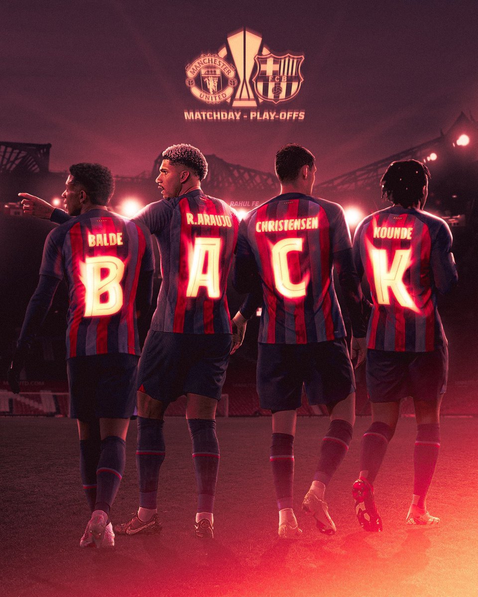 lapepite_fcb's tweet photo. MatchDay #MUFCB on veut des bonhommes de part et d’autres pour du show.
Pronostic : 1-1 ( si la back est aligné)
But de Araujo ou Lewy ⚽️❤️ https://t.co/t4iUw2PTdX