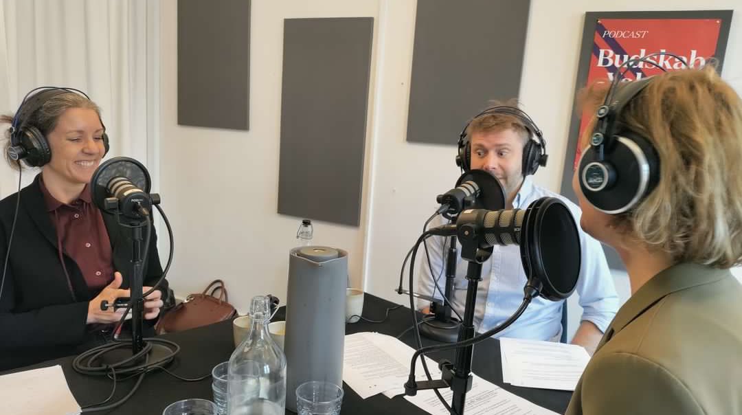 marienyhus's tweet image. Kan man undslå sig et interview med medierne fordi man er i Ikea? @TineLundBretlau og @CasparStrand ser på Nye Borgerliges kommunikation   om konspirationsteorier og vilde vaccine-udsagn. Hør dem i 🎧Budskab #komdk #dkmedier @journalistendk @RakkerpakP 📸@SMKaarsgaard