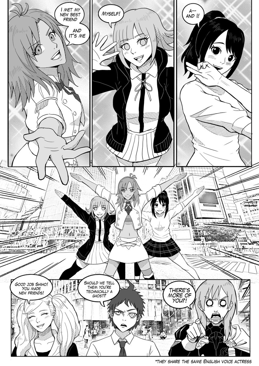 ivanshinoda10's tweet image. When the characters with the same VA (@christinemcabz) meet each other... ✨✨✨
Commissioned by @michaelcabangba