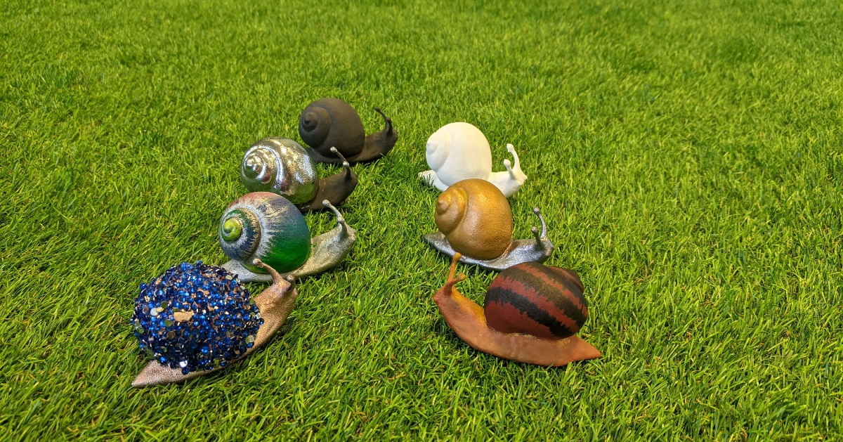 New office pets....well sort of 😄

We've been getting a bit creative decorating our office with #3dprinted snails!

Printed in #SLS and hand decorated

#team #3dprinting