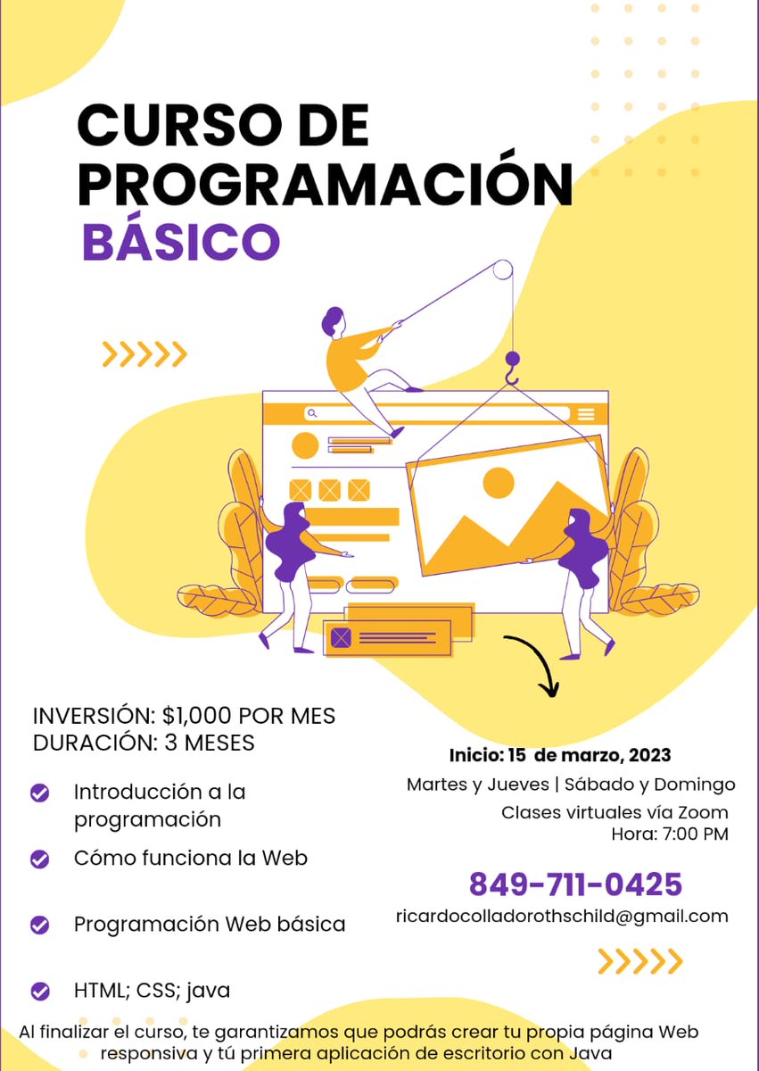 Vladirothschild's tweet image. #cursoprogramacion #republicadominicana