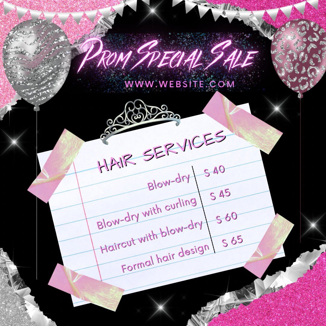 Excited to share this item from my #etsy shop: Prom Flyer, prom hair sale, Lash Flyer, hair Flyer, Hair Flyer, Prom Sale Flyer, Clothing Flyer, Edit with Canva Template #pink #hairsale #promsale #prommakeup etsy.me/3XV4o4n