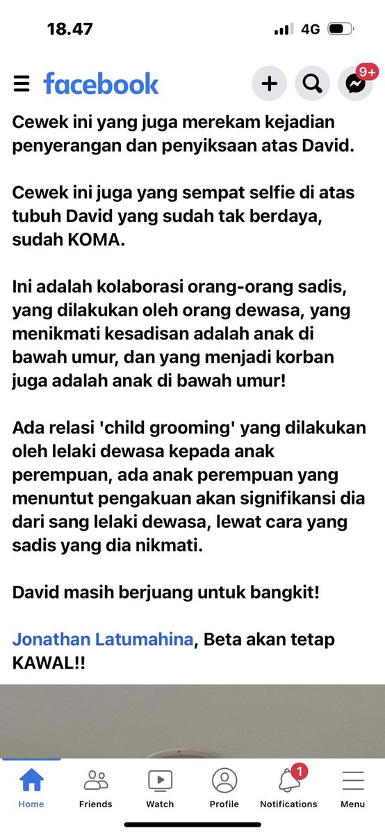habibthink's tweet photo. Bagi yang gak kuat lihat videonya, baca aja tulisan @AltoLuger ini.

Pelaku dan Agnes ini memang duo biadab. https://t.co/eHbMPABWYk