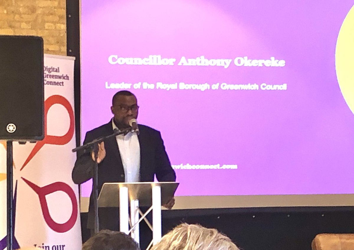 SELondonChamber's tweet photo. President Helen McIntosh attending and sitting on the panel at the launch of Digital Greenwich Connect with @MrOkereke and @DGCities @woolwich_works #digitalgreenwichconnect #selondonchamber https://t.co/1XsA5G2Ufu