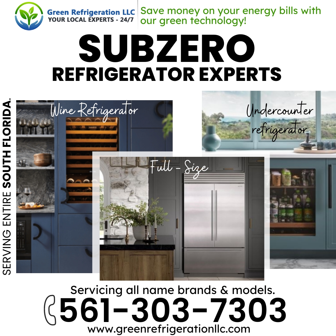 AdvGreenRef's tweet image. #SubZeroRefrigerator Experts - South Florida!

@AdvGreenRef is your expert for #SubZerorefrigerators. We will help you find the right #SubZero refrigerator for your needs as well as repair, replacement, new system installation,

✅
greenrefrigerationllc.com/service/subzer…