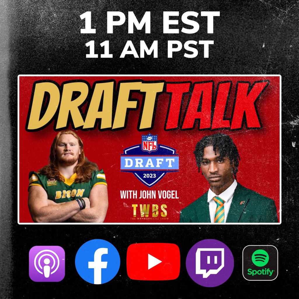 thewaynebreezie's tweet photo. 🚨#fttb 🚨 In just a few months the NFL Draft will be here. That means it’s time for #49er Mock Drafts! Join me for a bonus edition today of the Waynebreezie Show as we discuss some “DRAFT TALK” with special guest , draft analyst and scouting consultant, @DraftVogel . We will be also be discussing the best prospects for the #49ers! Make sure you tune in with WB! Tune in 📺
#fttb || #49ers || #johnvogel || #NFLDraft || #thewaynebreezieshow || #twben
https://t.co/IAIzbzOgQ0