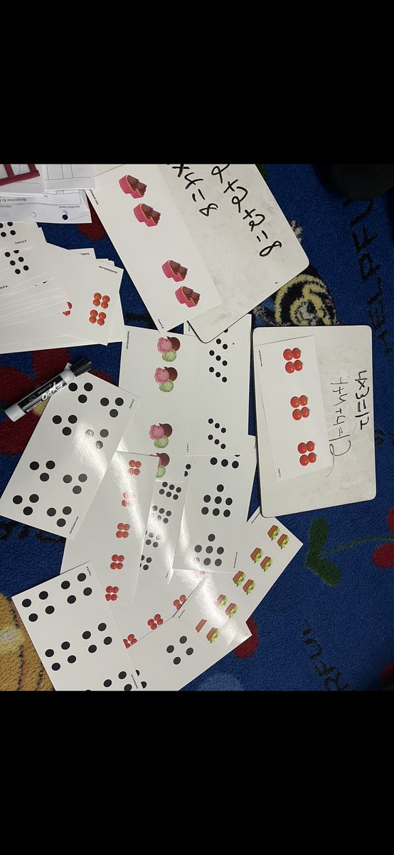 anne_teaches's tweet photo. I love using these picture cards with my intervention groups to help connect repeated addition with multiplication! @hand2mind daily fluency kit! #makingmathmagical https://t.co/modl4PWsYn