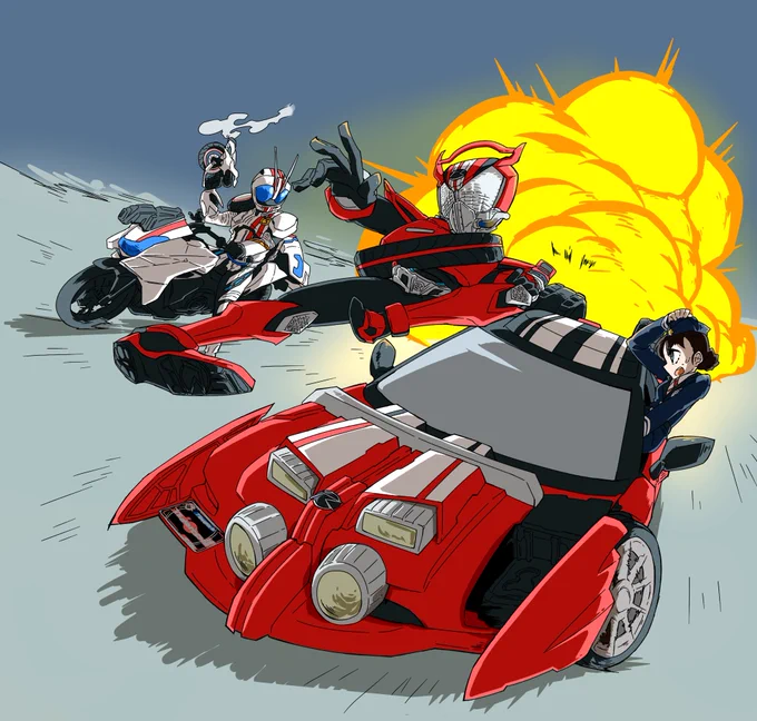 #無言で推し仮面ライダーあげる 