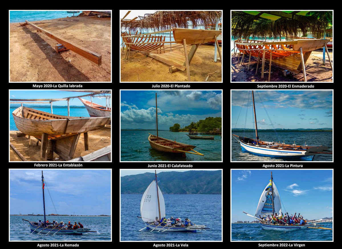 RetoCaribe's tweet photo. @CaribeSurOrg Abocado a rescatarla acá en Margarita, ya tenemos una réplica fidedigna de 8 m de eslora fabricada y navegando...  Ahora reconstruyendo una Orejeta de 4,8 m de eslora IG @RetoCaribe https://t.co/oLhXKux0ah