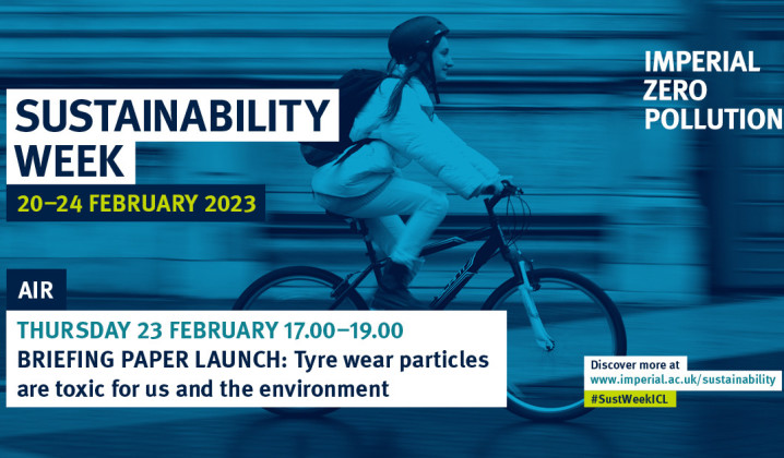 Grantham_IC's tweet photo. Looking forward to tonight's #SustWeekICL event - it's not too late to register!
🚗Launch: Tyre wear particles are toxic for us & the environment
🕥5pm, with @mpr_nano & speakers from @ImperialNHLI @ImperialMechEng @ImperialDyson
👉https://t.co/ajawEspVms
@Sustainable_ICL https://t.co/9gex8dvanf