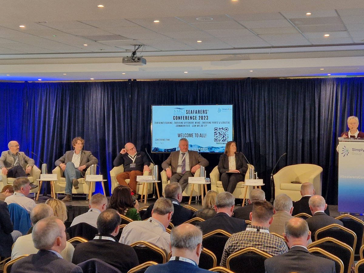 @SeaSourceNI speaker Davey Hill highlights how having everyone in the room is crucial to the future #offshorerenewable industry in Ireland! #seafarersconf2023 is crucial to success