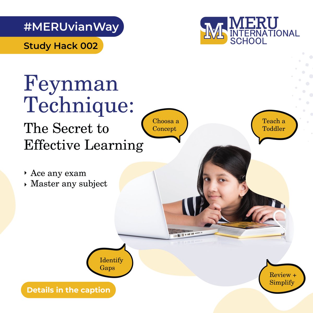 The Feynman Technique is a learning method that involves simplifying complex concepts and teaching them as if to a beginner. It helps identify gaps in knowledge and reinforces understanding. 

#FeynmanTechnique #StudyTips #TheMeruvianWay