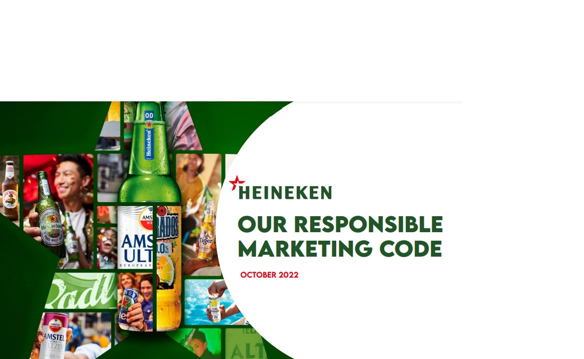 brewersofeurope's tweet photo. The @Heineken_EU Responsible Marketing Code presents principles underpinned by the core belief that moderate consumption of beer can be a part of a balanced lifestyle.
Reflecting both @HeinekenCorp & our own values, as well as the #EUBeerPledge aims https://t.co/oYDpZmSdho https://t.co/LE3jl9cao8