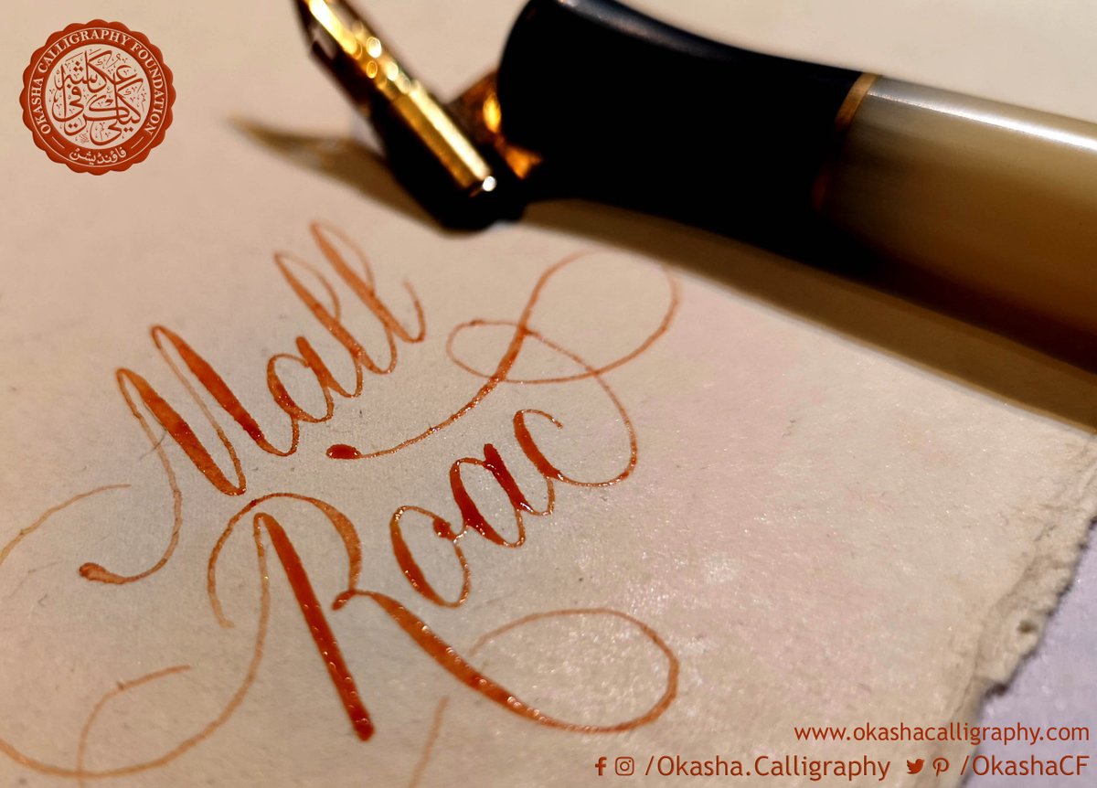 OkashaCF's tweet photo. The magic of calligraphy is such that a simple word becomes a piece of art.
#calligraphy #moderncalligraphy  #calligraphymasters #calligraphycommunity #LearnCalligraphy #EnglishCalligraphy #learnenglishcalligraphy #okashacalligraphyfoundation https://t.co/PueRoqX1AT