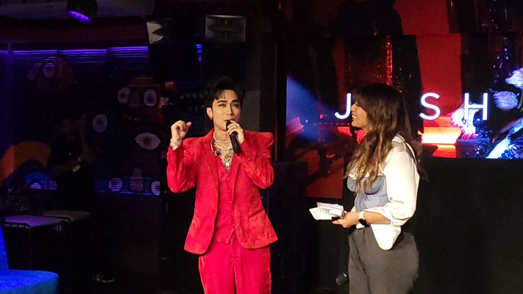 philconcerts's tweet photo. The man of the hour is here! Josh Cullen meets the members of the press tonight at the #WILDTONIGHT single launch.

@sonymusicph @JoshCullen_s @SB19Official https://t.co/3vxCQqgVfC
