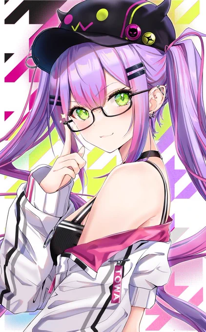 メガネキラーン#常闇トワ #TOWART  #ホロライブ 