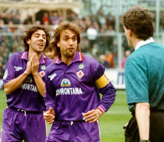 Gabriel Batistuta and Rui Costa.