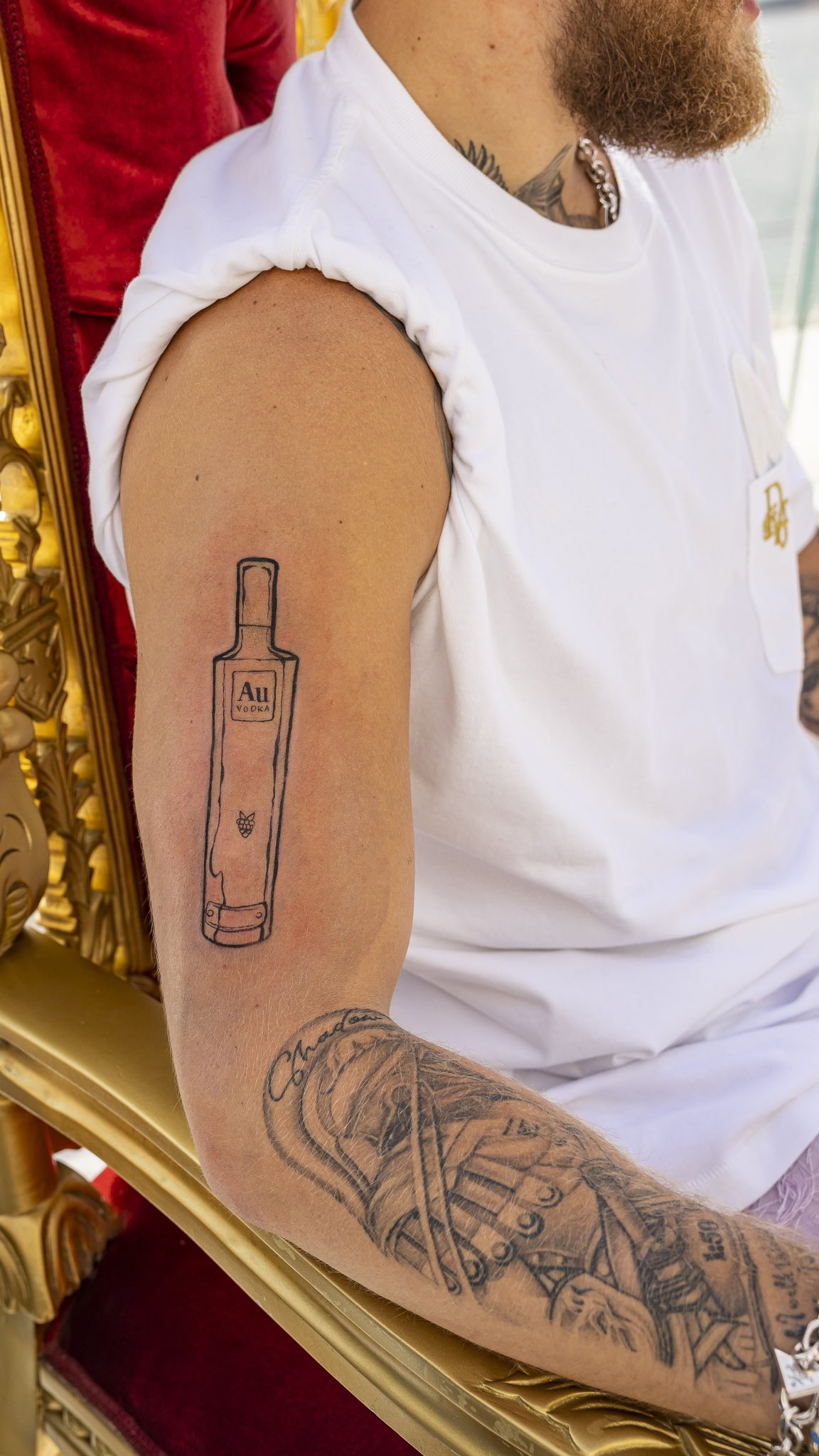 Influencer Jake Paul gets vodka bottle tattoo for US250000